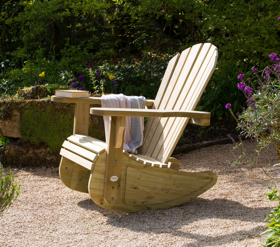 Chaise berçante Adirondack