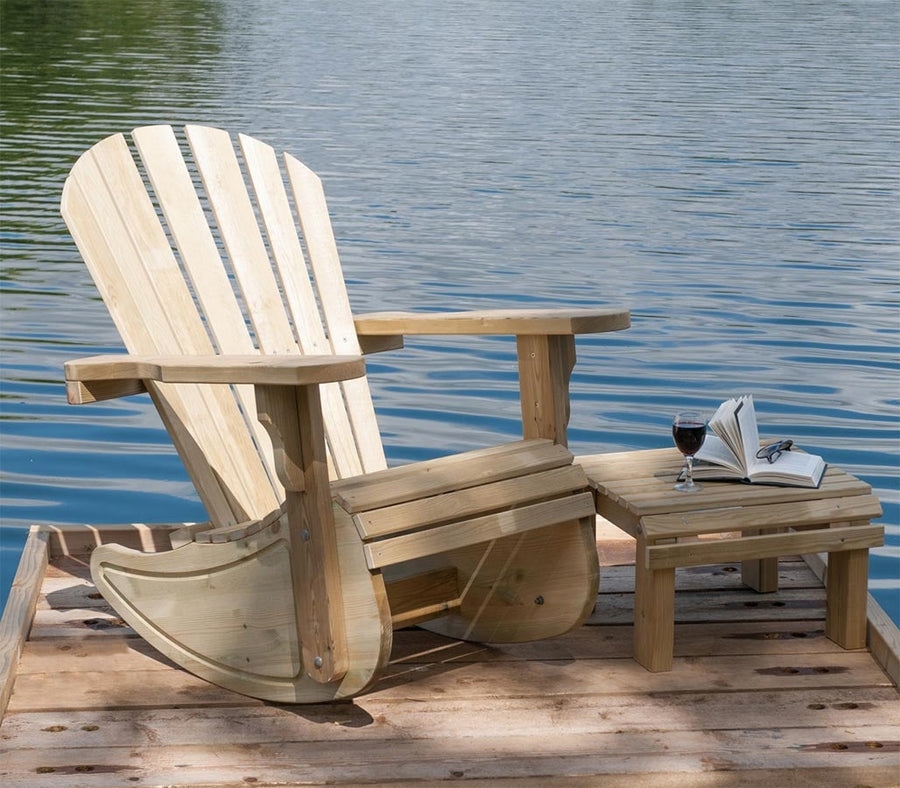 Chaise berçante Adirondack